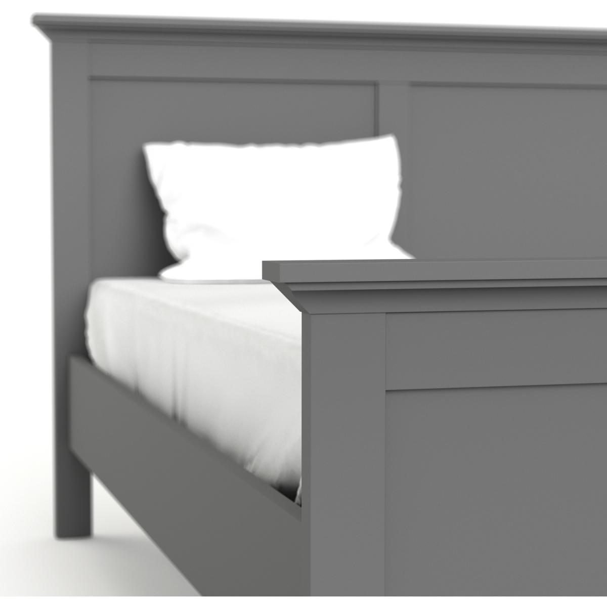 Jonas & James Belleville Bed - Matt Grey / Double – image 5