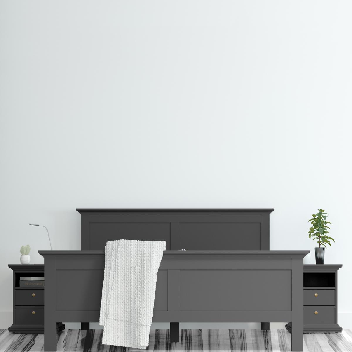 Jonas & James Belleville Bed - Matt Grey / Double – image 7