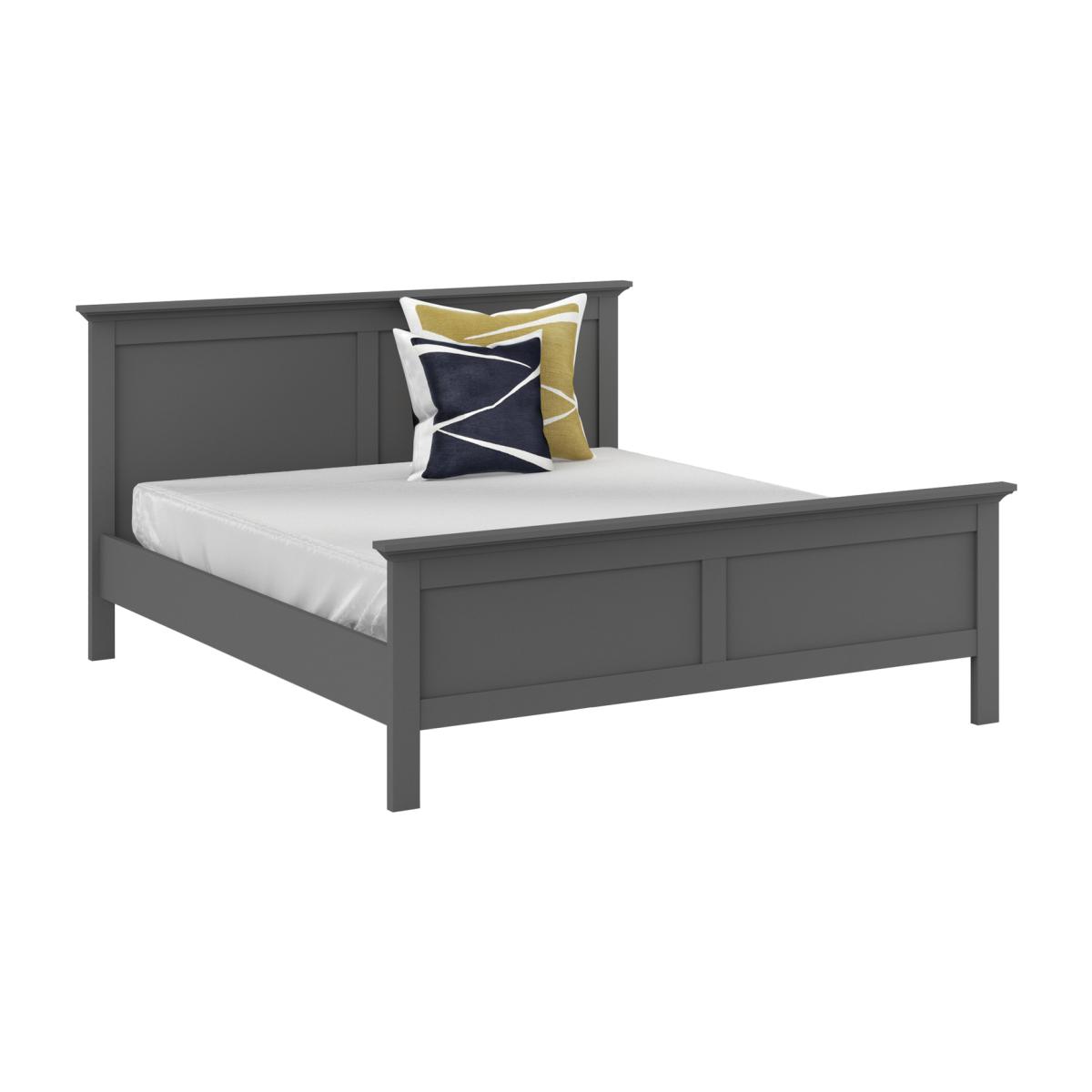 Jonas & James Belleville Bed - Matt Grey / Double – image 1