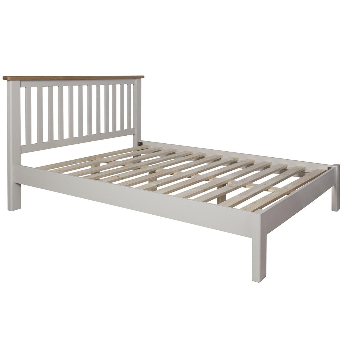 Cambridge Wooden Bed - Rustic Oak / Double – image 2