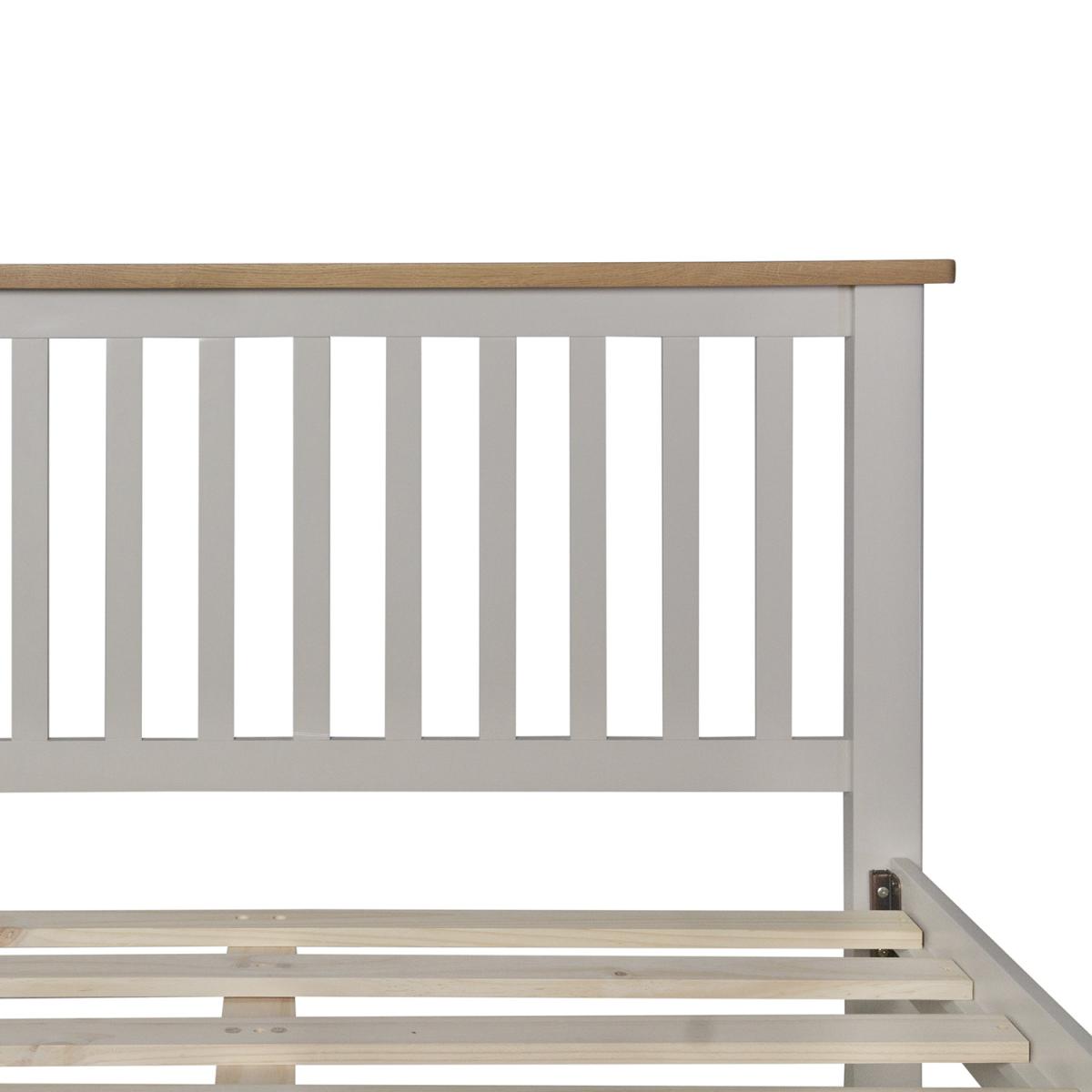 Cambridge Wooden Bed - Rustic Oak / Double – image 11