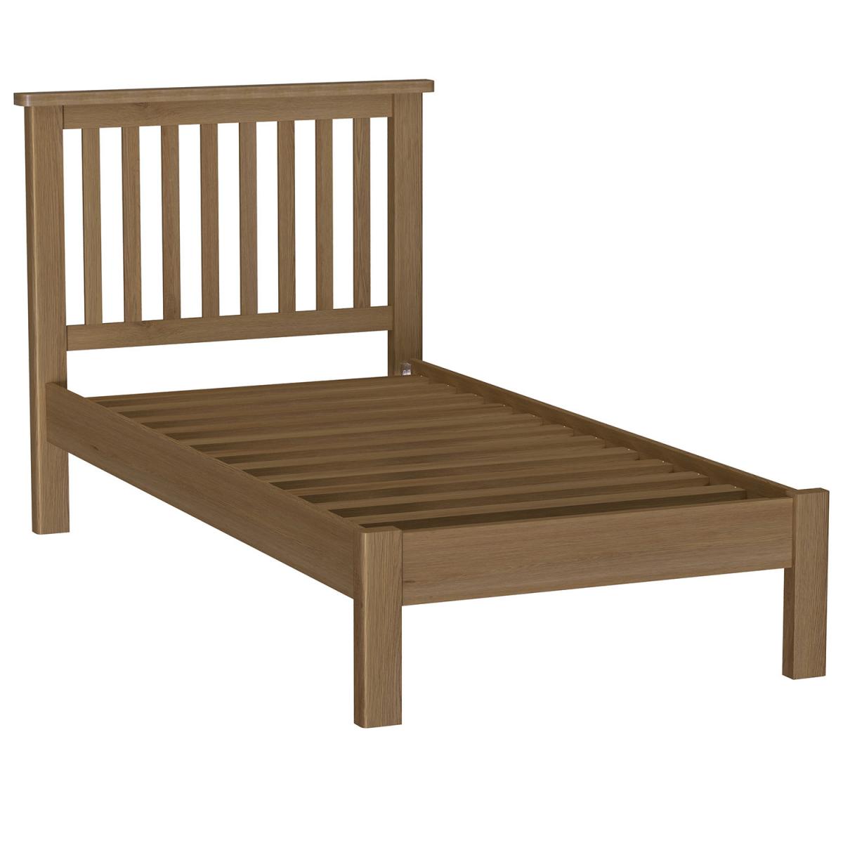 Cambridge Wooden Bed - Rustic Oak / Double – image 8