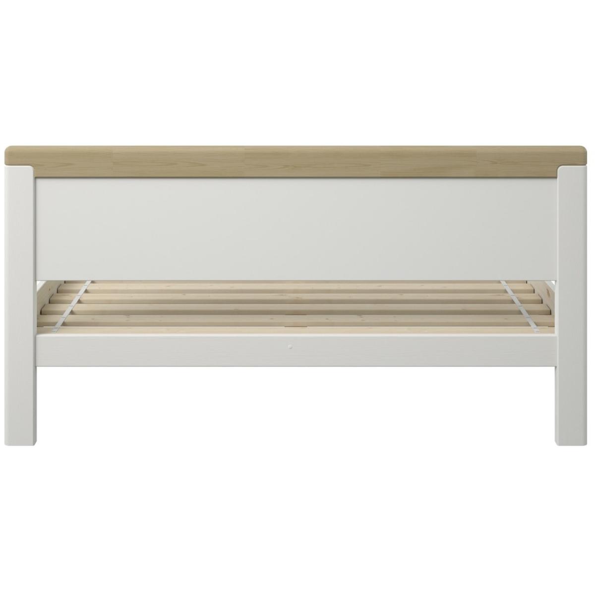 Carita Solid Wood Bed White Oak Double - White – image 5