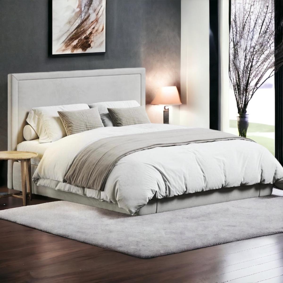 Husky Border Bed Frame - Silver / Double – image 1