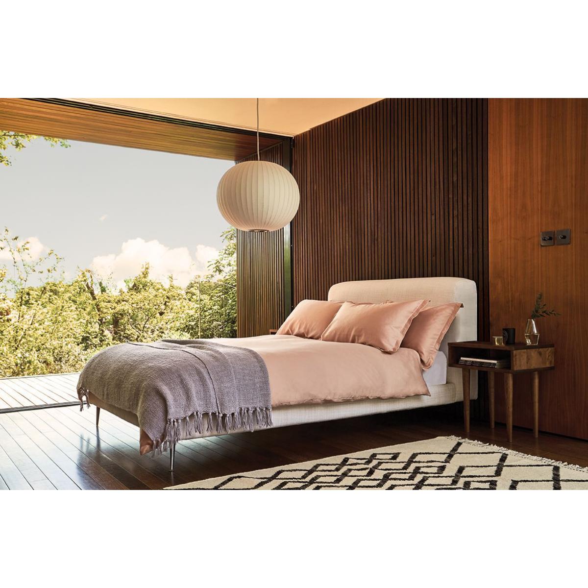 Lucy Double Bed in Harbour Aquaclean Clever Velvet – image 2