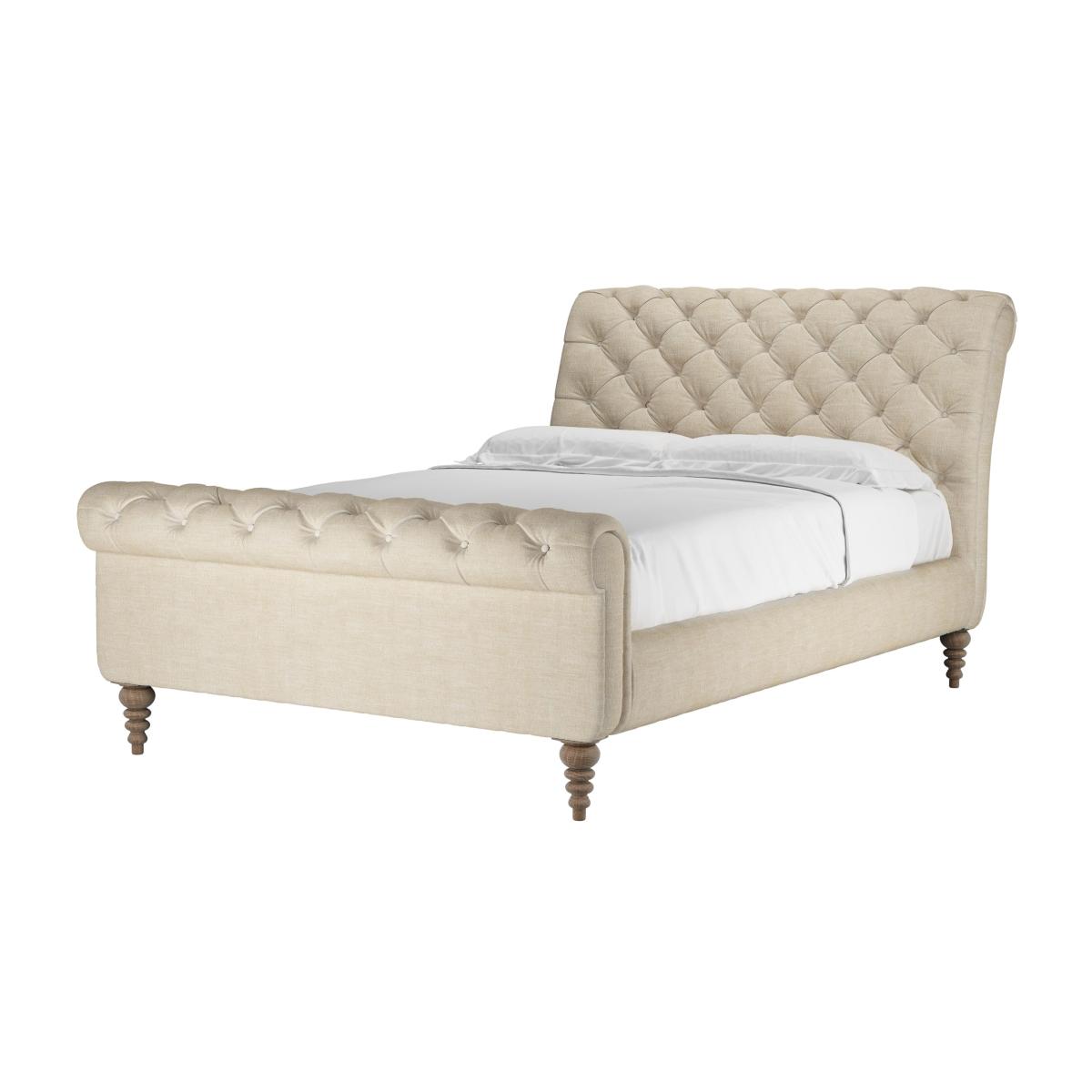 Knightsbridge Double Bed in Chantilly Aquaclean Clever Chenille – image 1