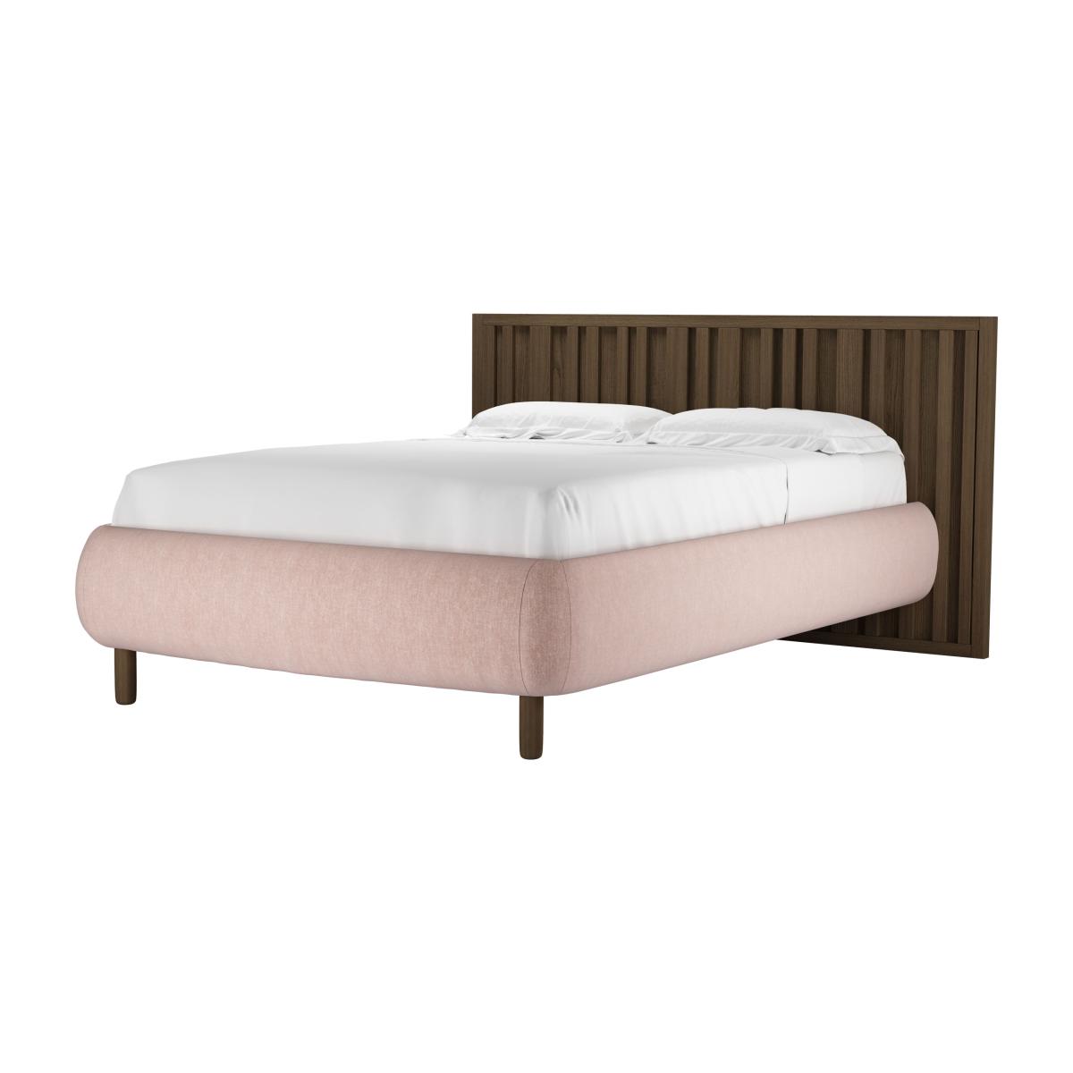 Florence Double Bed in Pavilion Pink Brushstroke – image 1