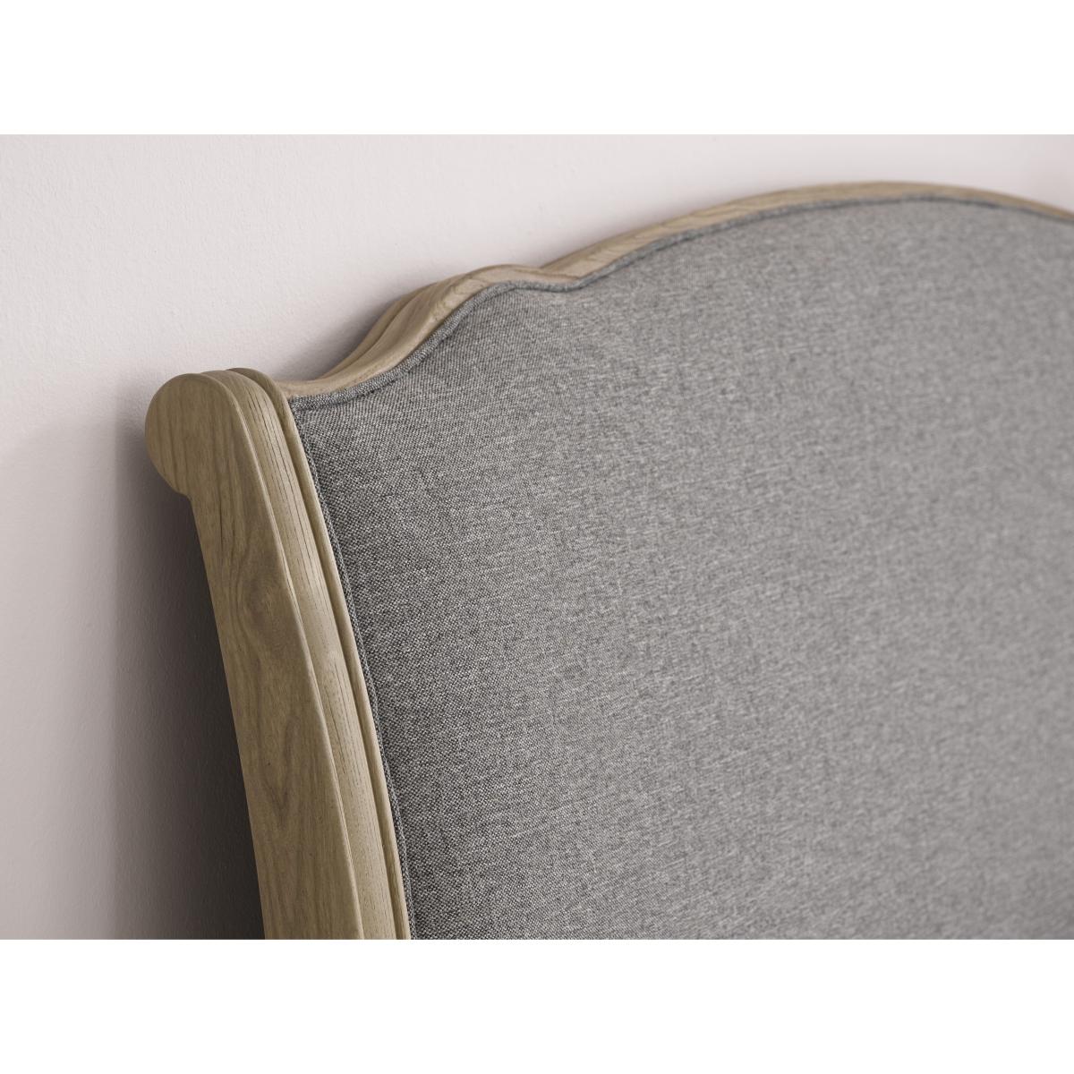 Ophelia Double Bed in Grey Marl Highland Tweed - sofa.com – image 2