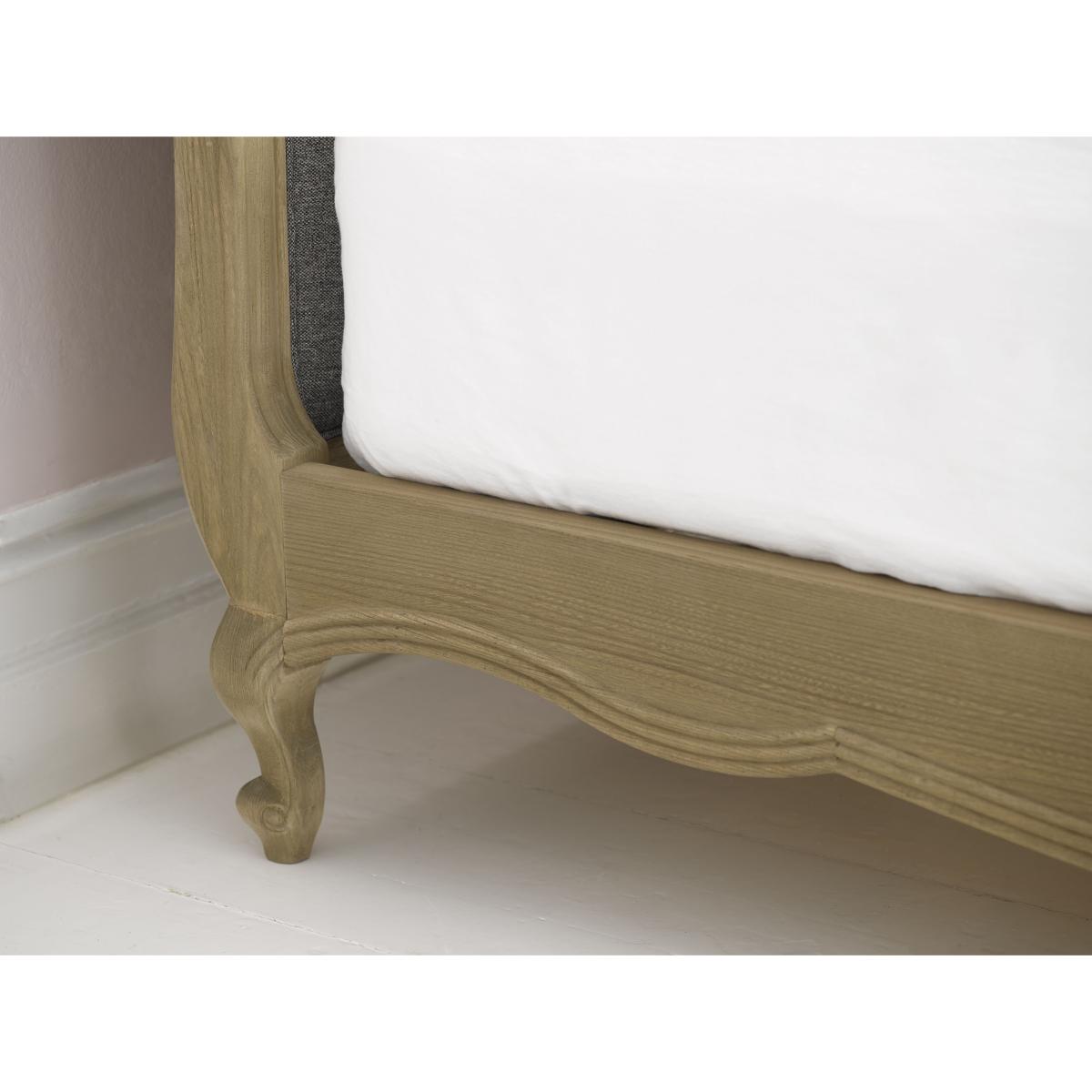 Ophelia Double Bed in Grey Marl Highland Tweed - sofa.com – image 3