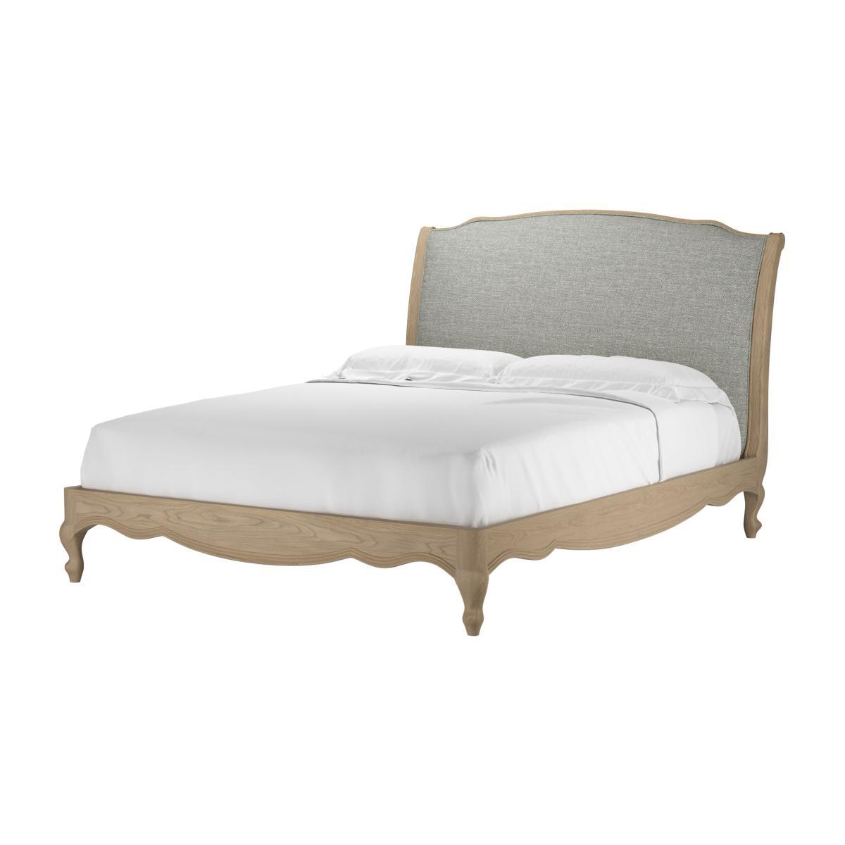 Ophelia Double Bed in Grey Marl Highland Tweed - sofa.com – image 1