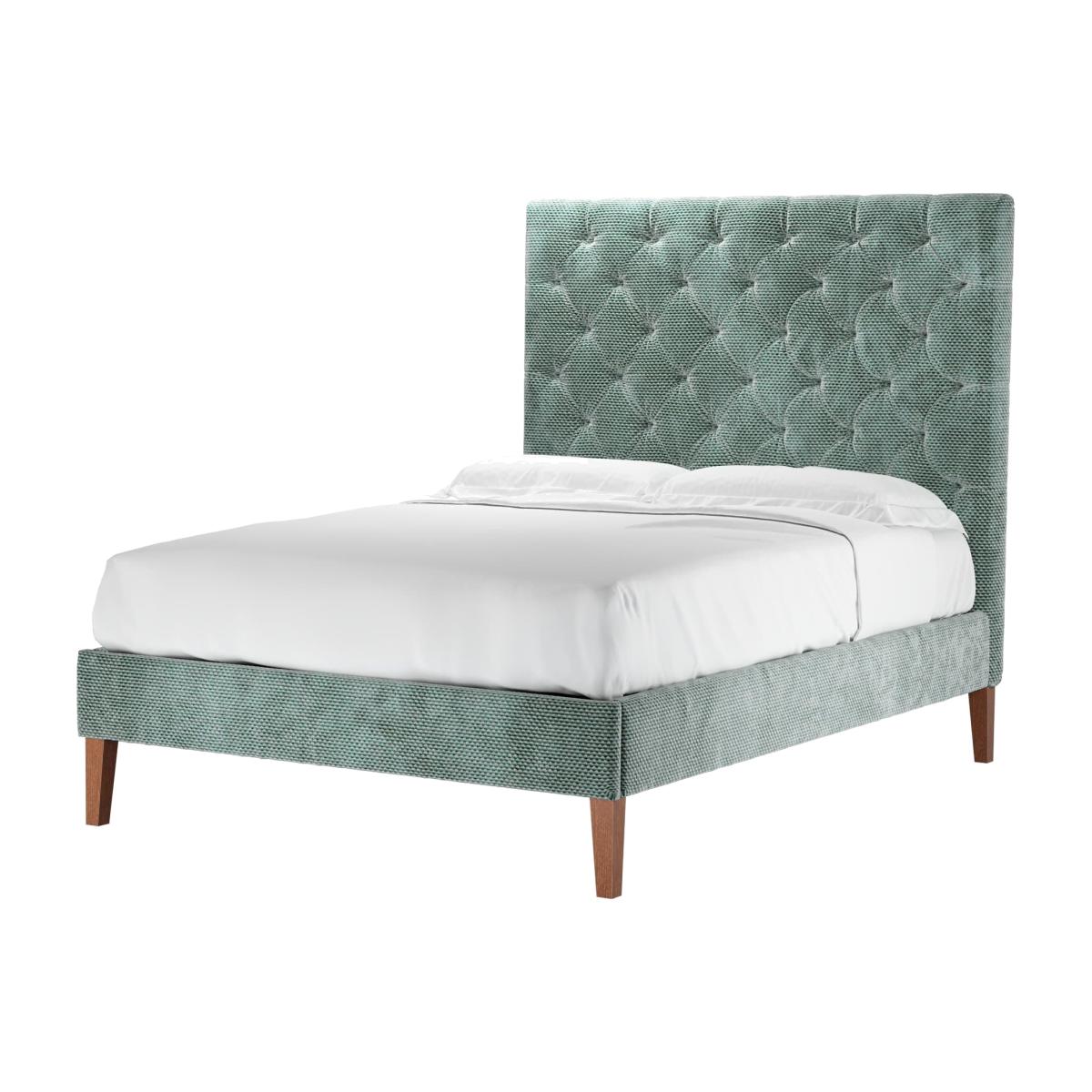 Rosalie 150cm Double Bed in Peppermint Bubble Velvet - sofa.com – image 1