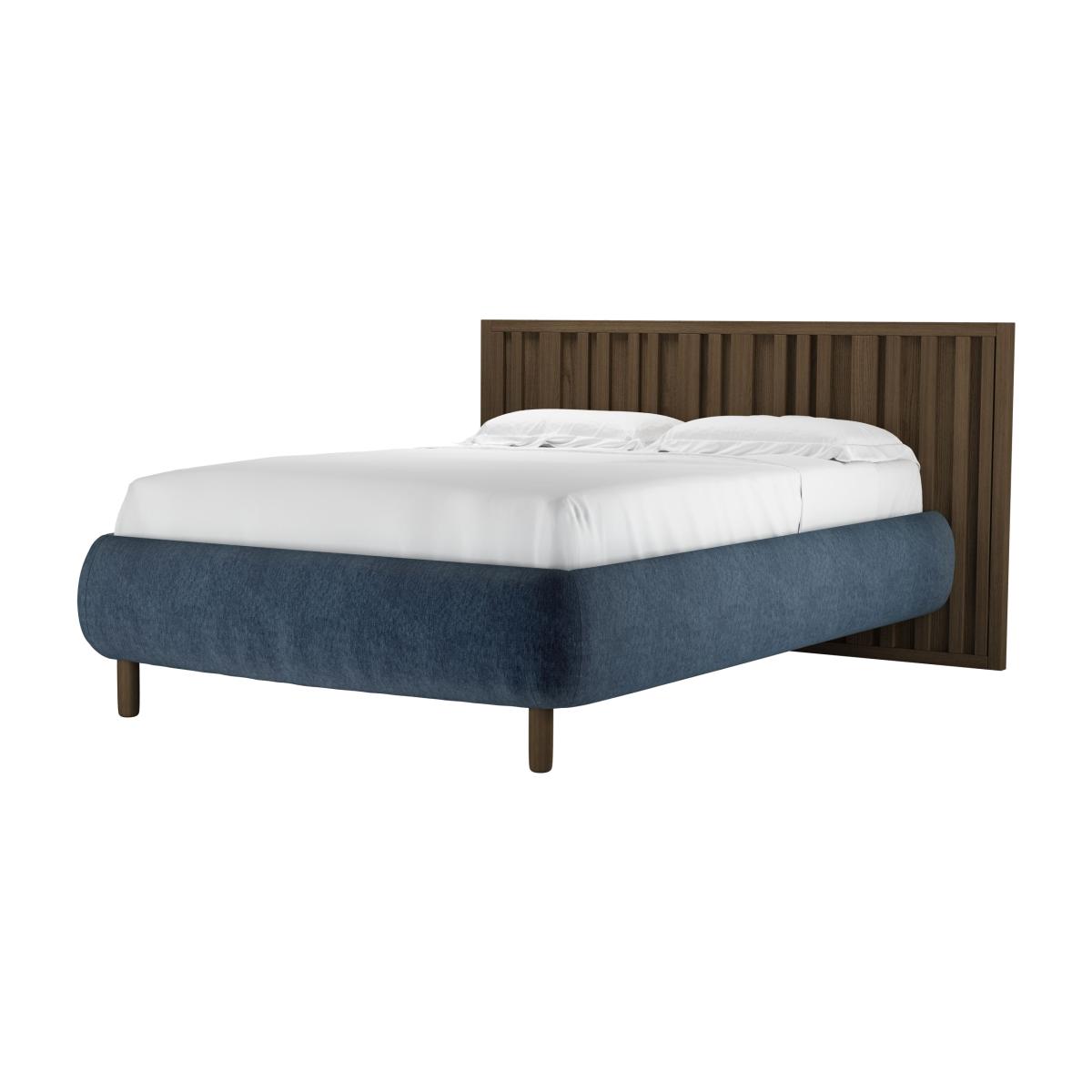 Florence Double Bed in Portland blue Brushstroke – image 1