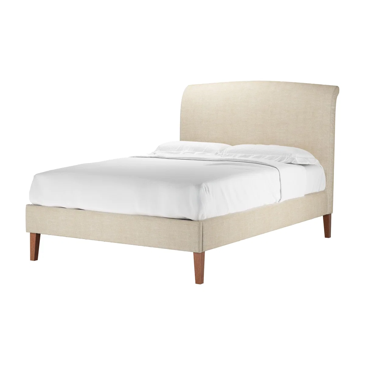 Thea Double Bed in Chantilly Aquaclean Clever Chenille – image 1