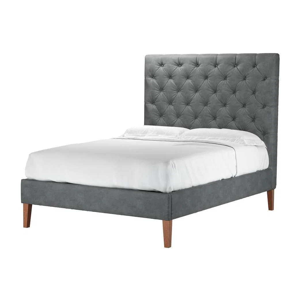 Rosalie 150cm Double Bed in Niagara Powdered Leather - sofa.com – image 1