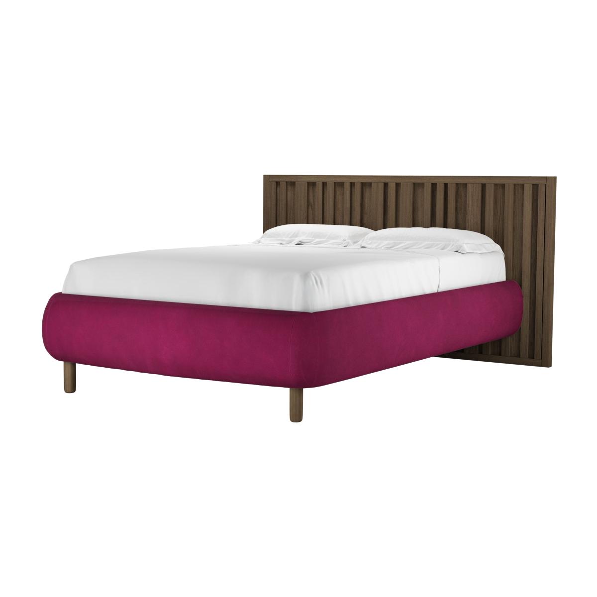 Florence Double Bed in Persian Rose Smart Velvet – image 1