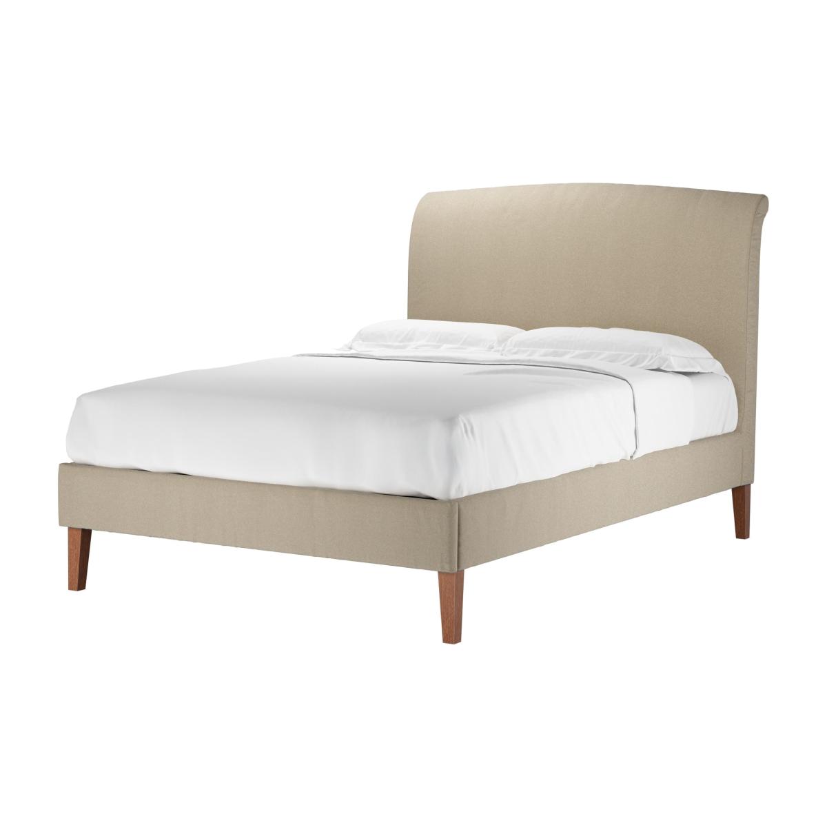 Thea Double Bed in Pennine Stone Organic Smart Cotton – image 1