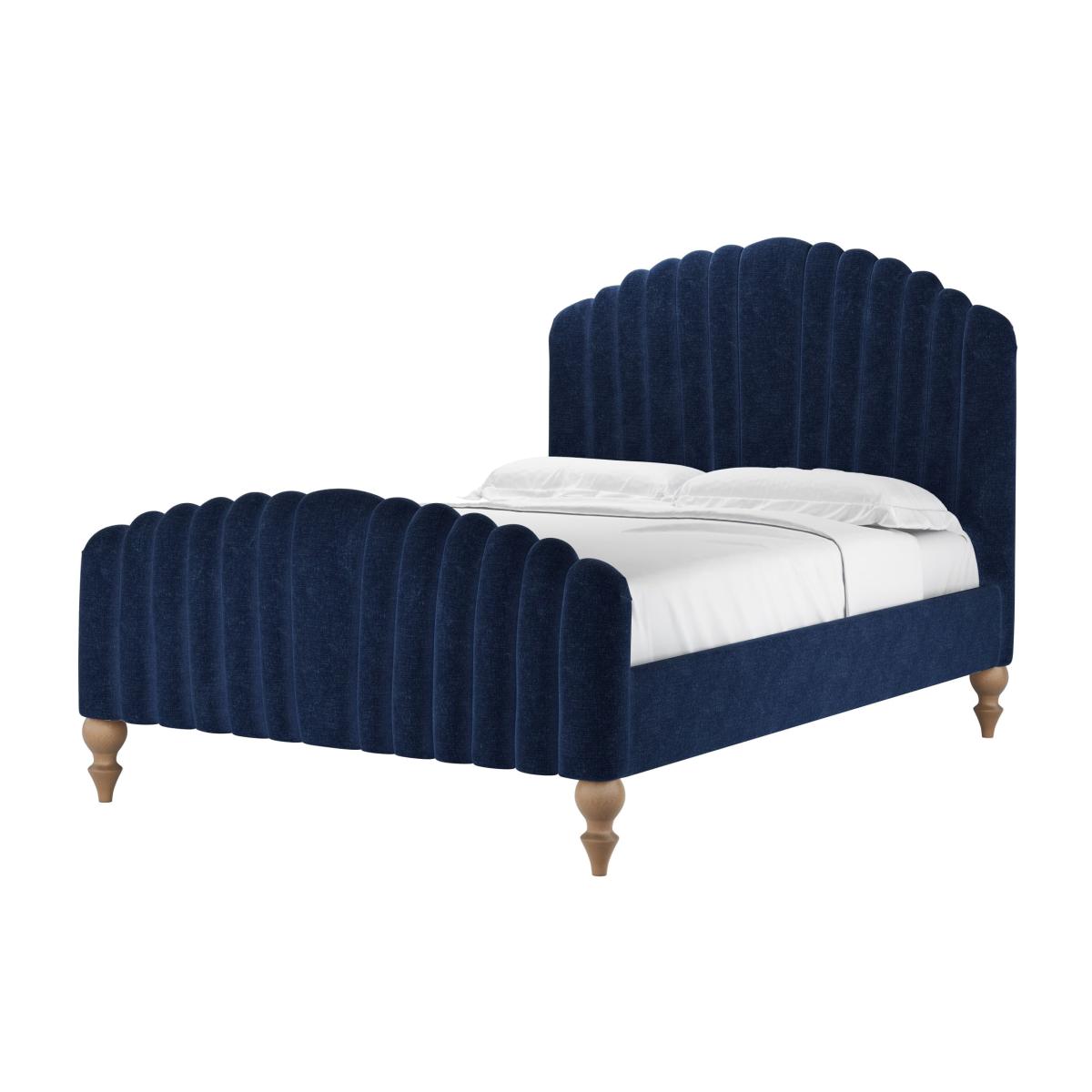 Bella Double Bed in Port Royal Aquaclean Clever Chenille – image 1