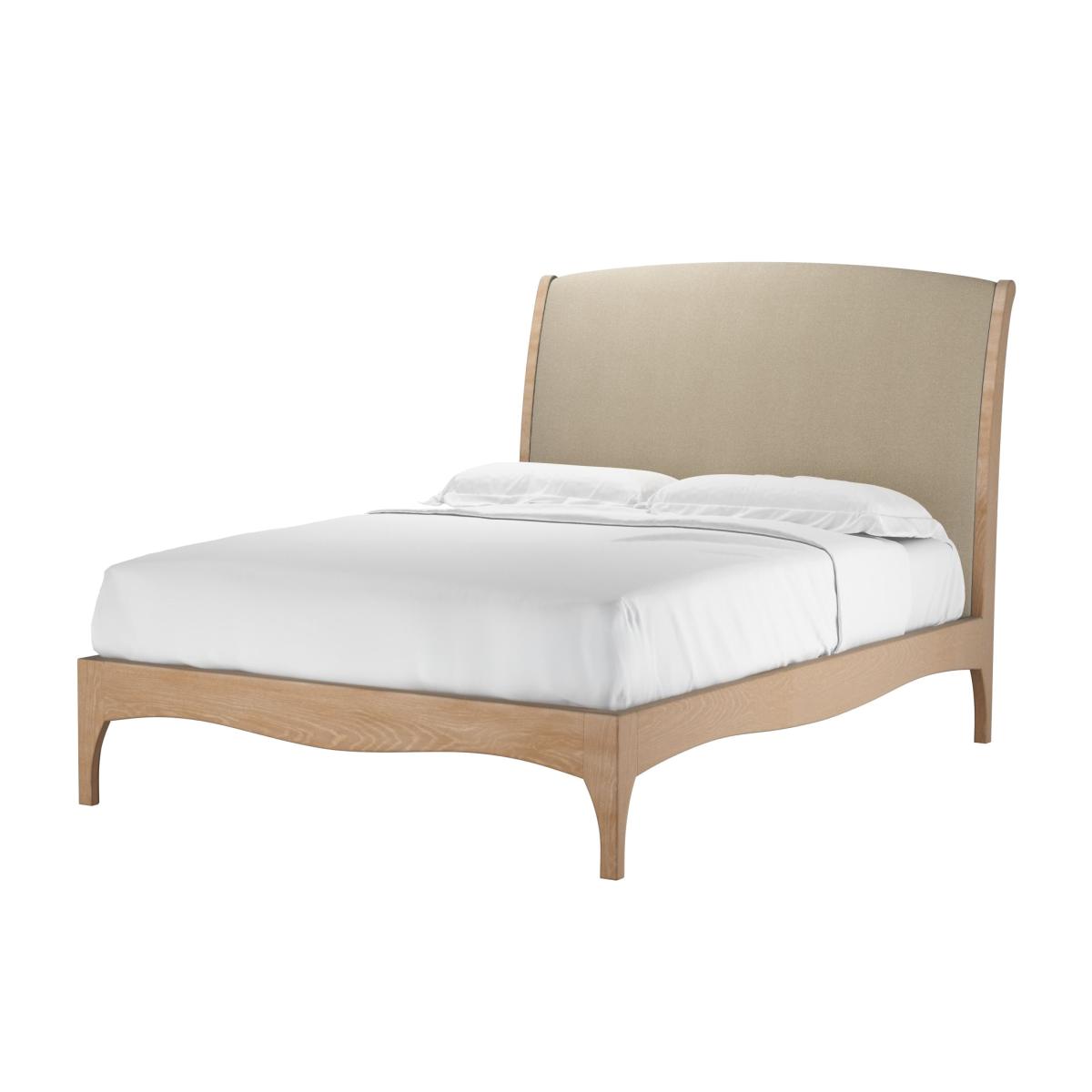 Emilia Double Bed in Pennine Stone Organic Smart Cotton – image 1
