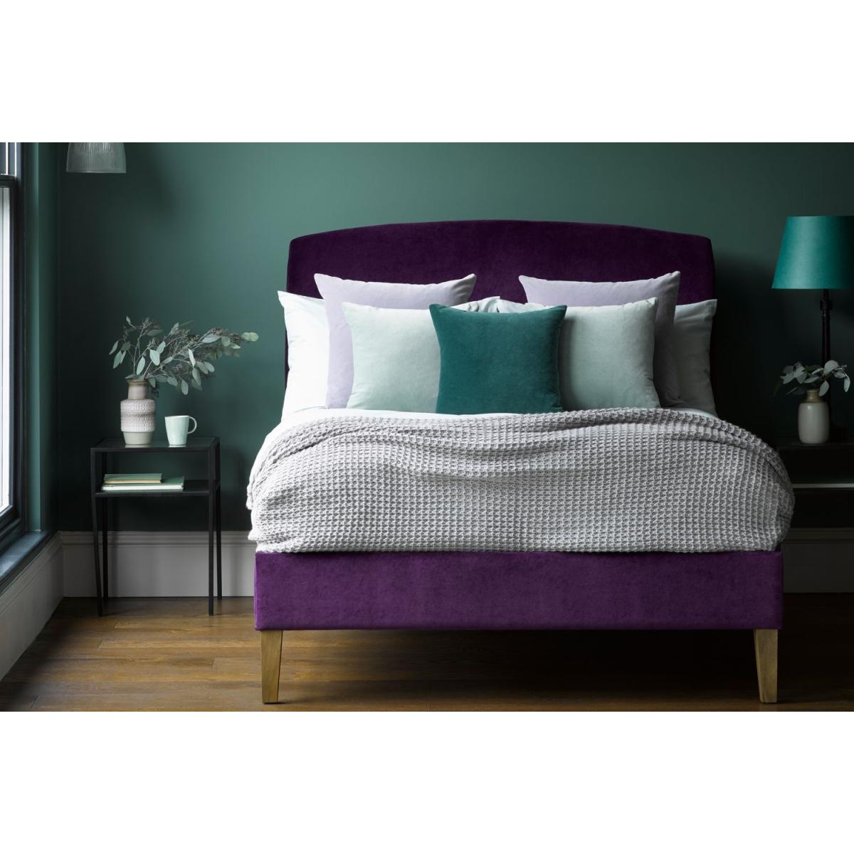 Thea Double Bed in Nordic Pine Hygge Chunky Weave – image 2