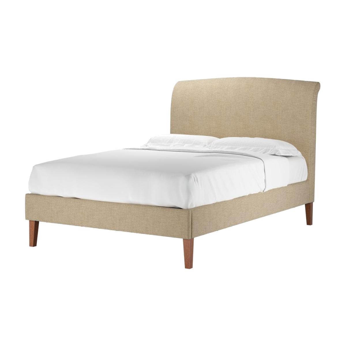 Thea Double Bed in Nordic Pine Hygge Chunky Weave – image 1