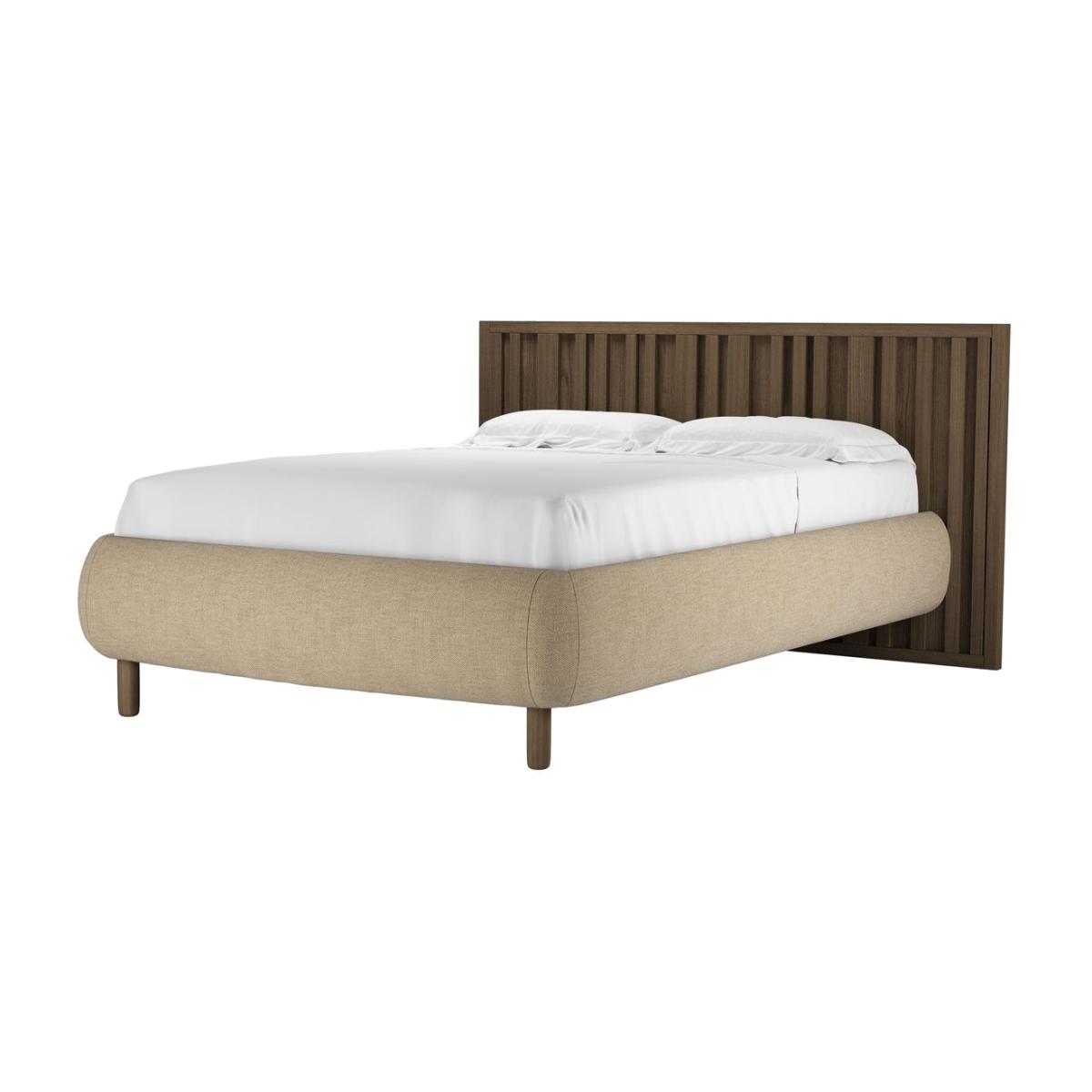 Florence Double Bed in Nordic Pine Hygge Chunky Weave – image 1