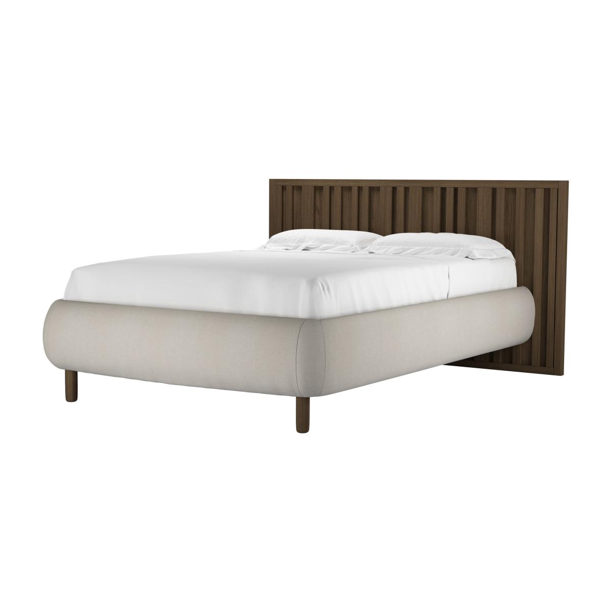 Florence Double Bed in Stoneware Easy Cotton – image 1