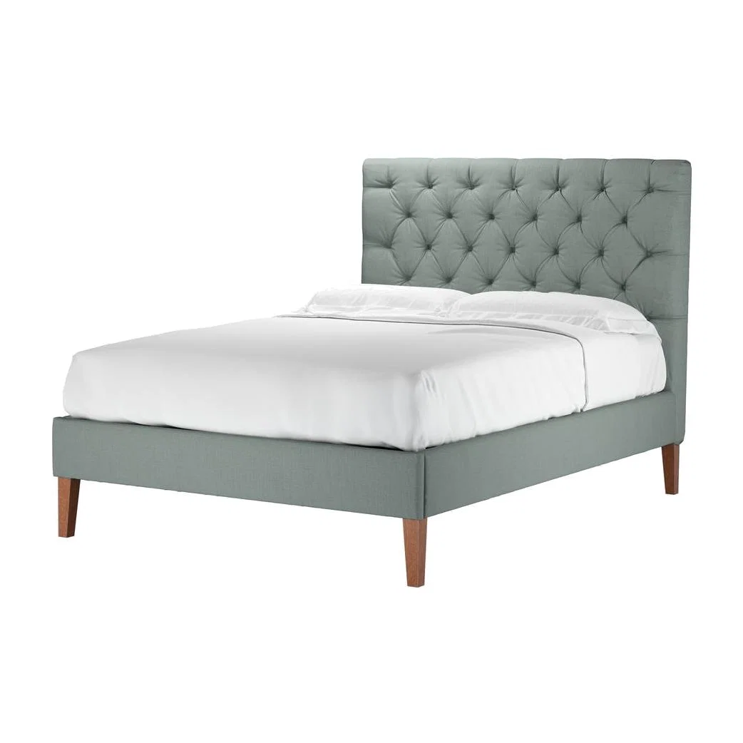 Rosalie 130cm Double Bed in Hidden Cove Brushed Linen Cotton - sofa.com – image 1