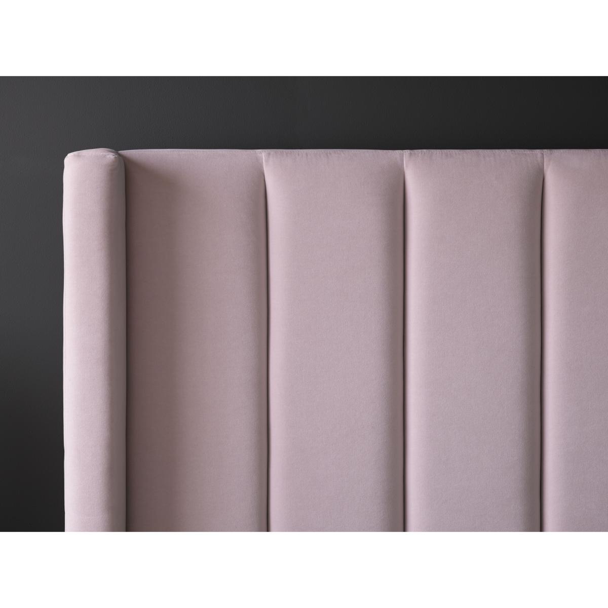 Cleo Double Bed in Hydrangea Highland Tweed - sofa.com – image 2