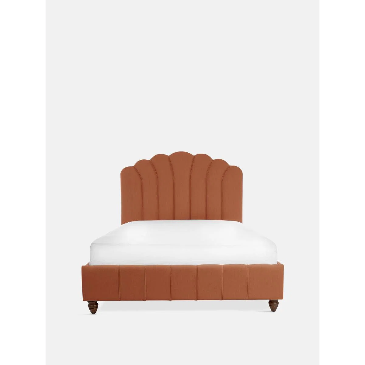 Manette Bed, Double, Linen Dahlia – image 1