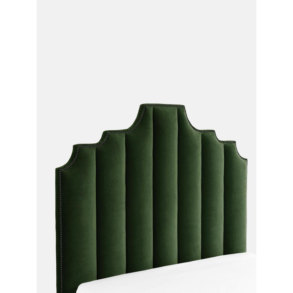 Gerrard Bed, Double, Velvet Forest – image 3