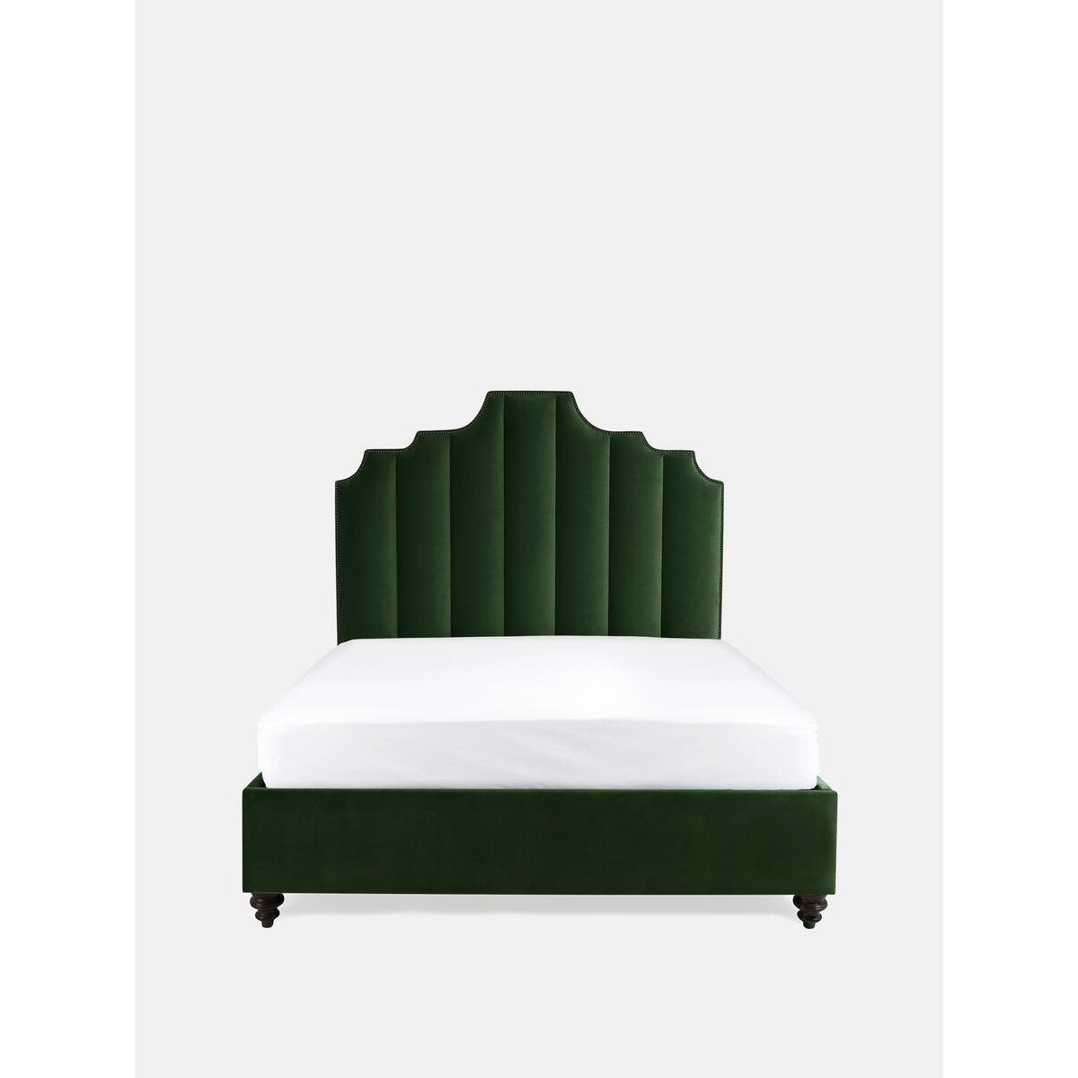 Gerrard Bed, Double, Velvet Forest – image 1