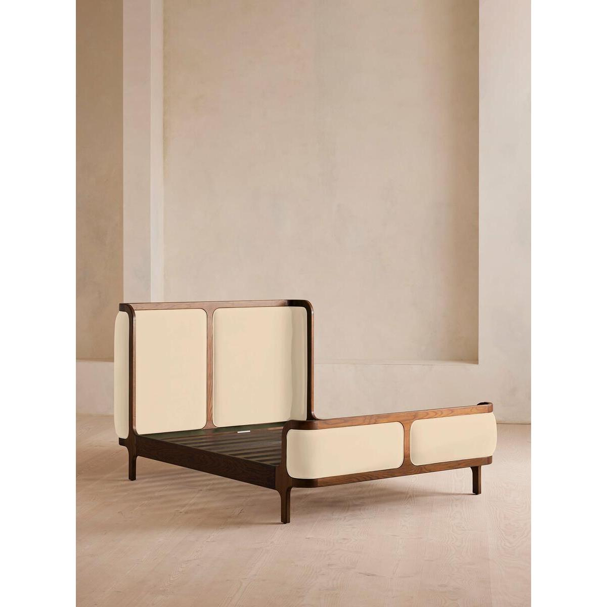 Belsa Bed, Double, Velvet, Porcelain – image 3