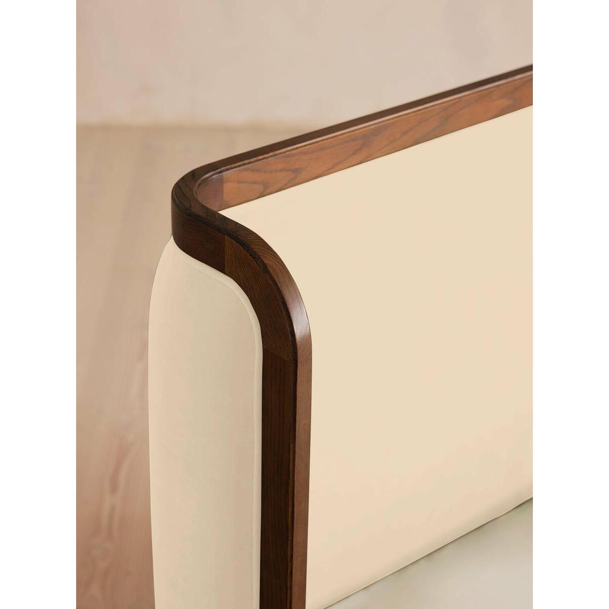 Belsa Bed, Double, Velvet, Porcelain – image 4
