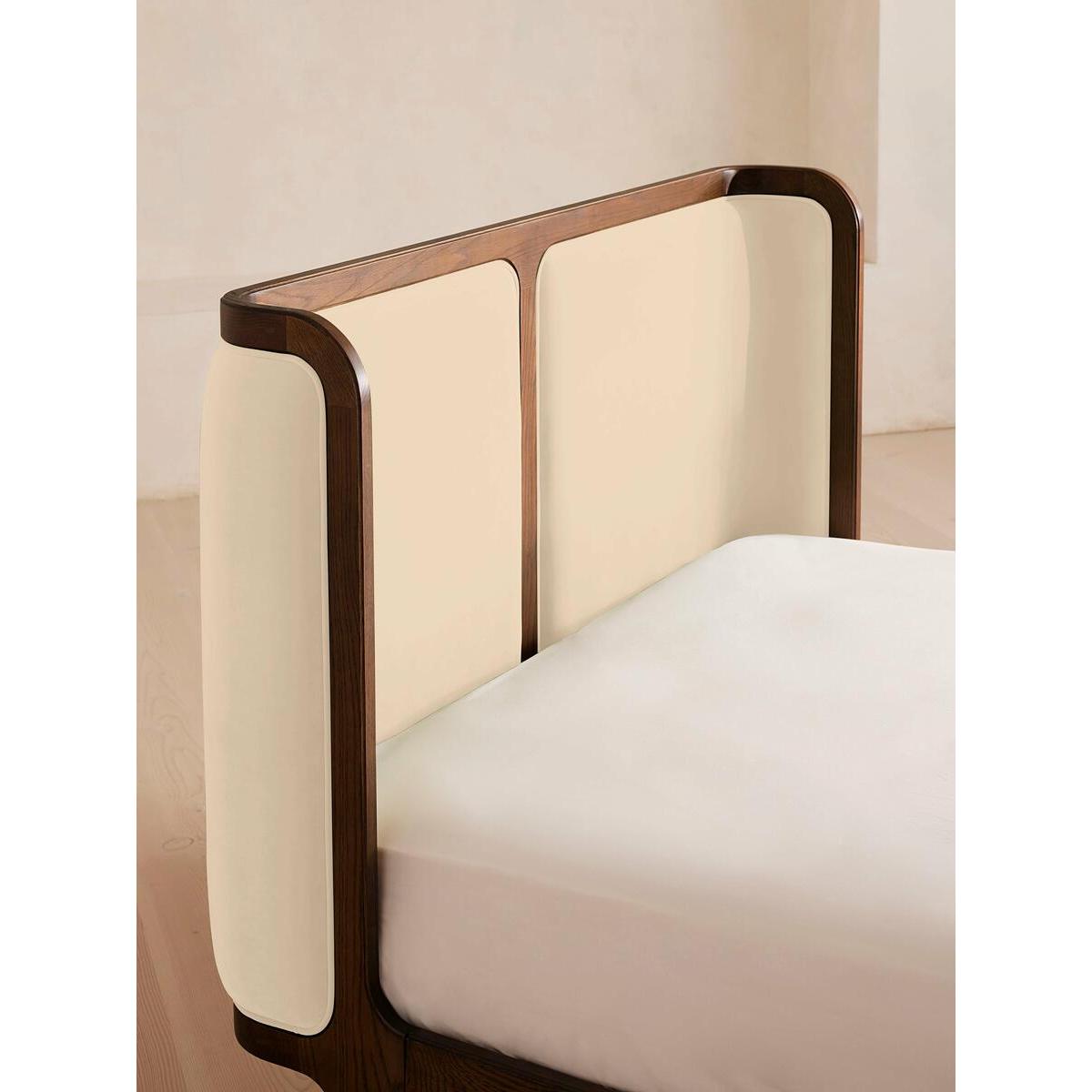 Belsa Bed, Double, Velvet, Porcelain – image 5