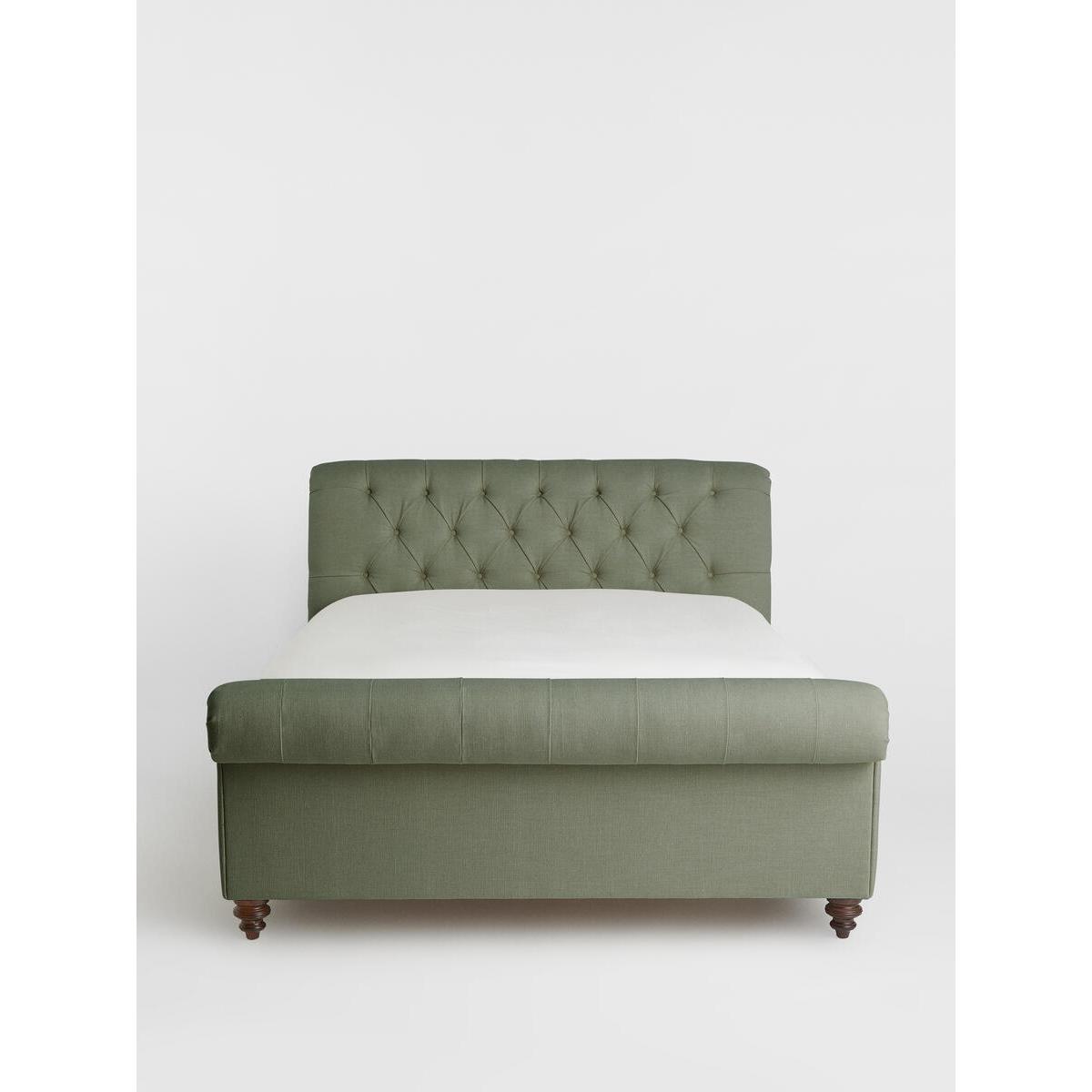Foxcote Bed, Double, Linen Loden – image 2