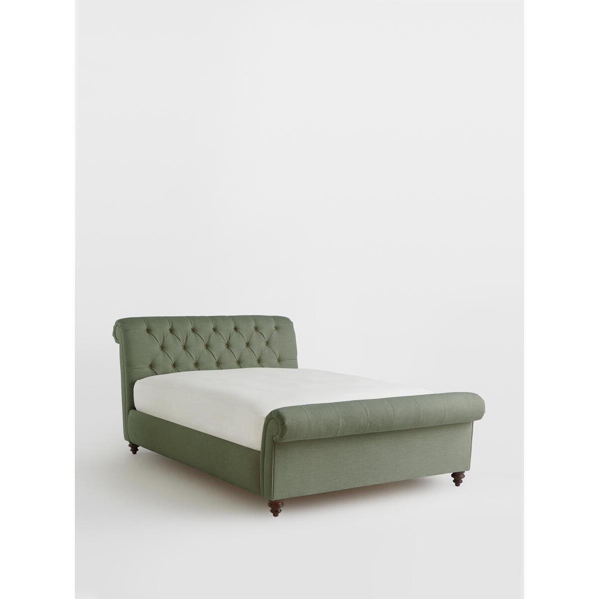 Foxcote Bed, Double, Linen Loden – image 3