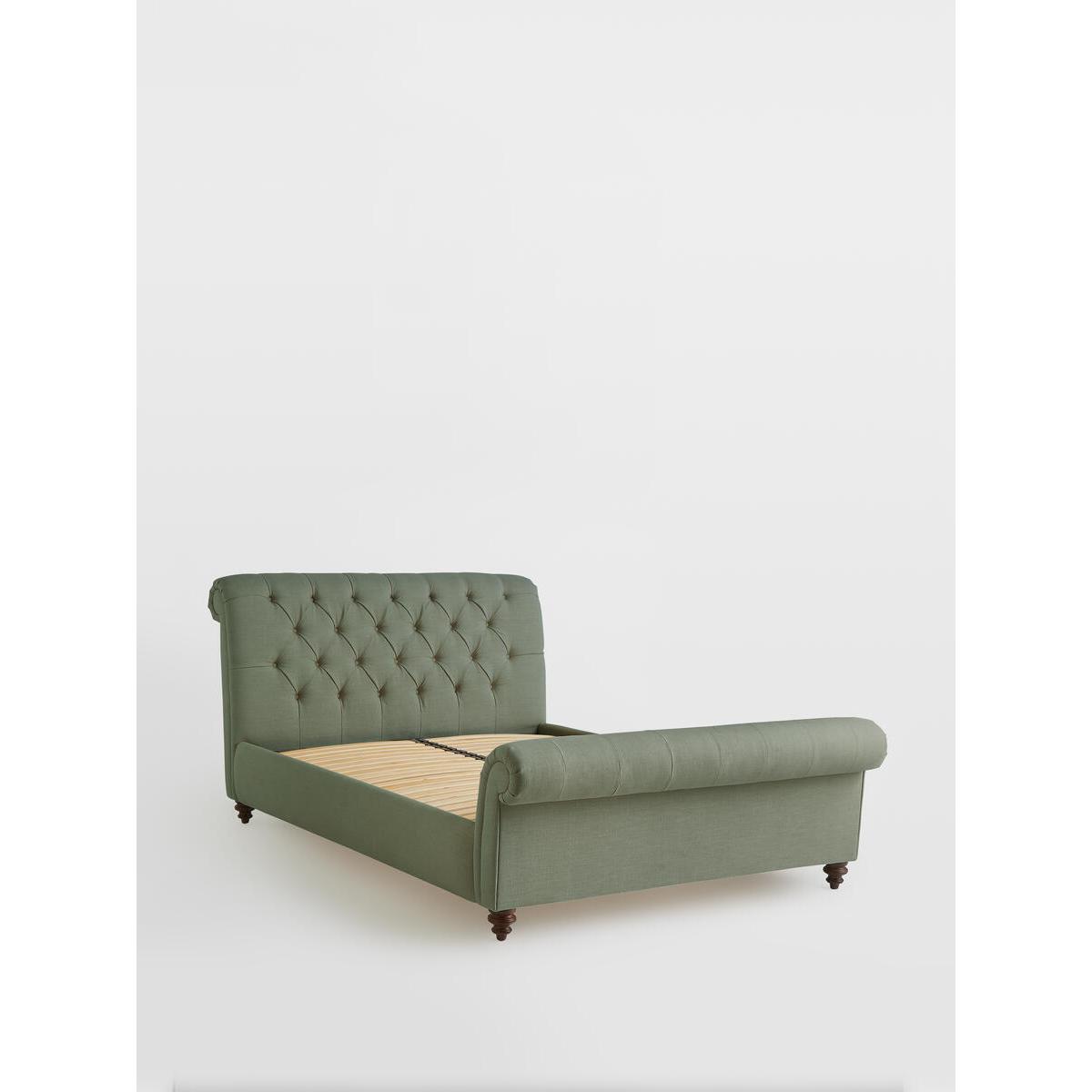 Foxcote Bed, Double, Linen Loden – image 4