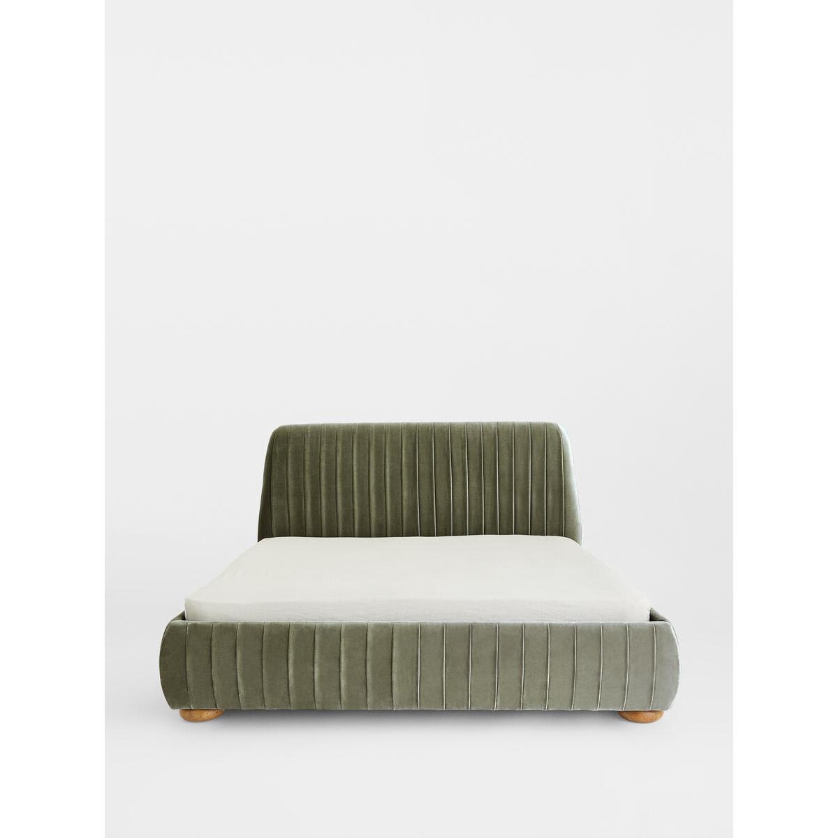 Vivienne Bed, Double, Velvet Fern UK – image 2