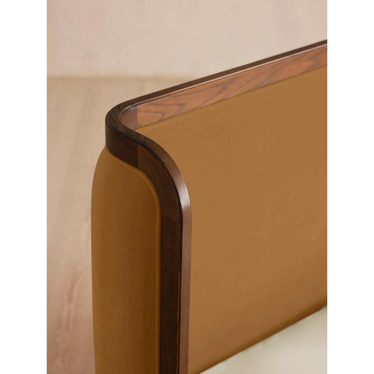 Belsa Bed, Double, Velvet, Olive – image 4
