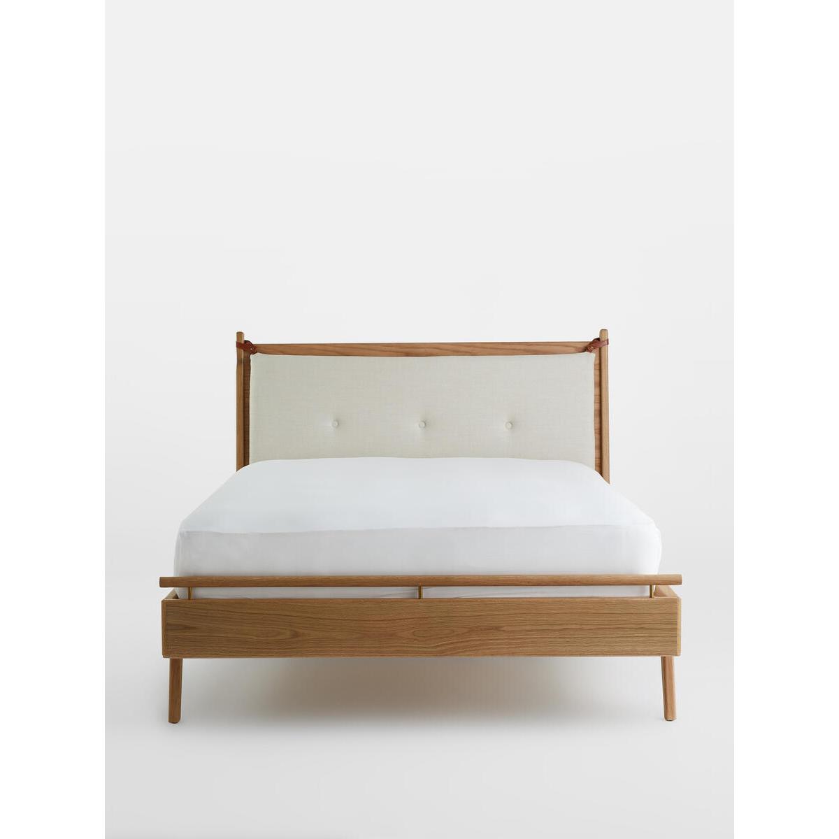 Karina Bed, Natural Linen Double – image 3