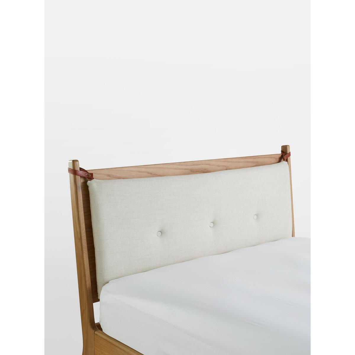 Karina Bed, Natural Linen Double – image 5