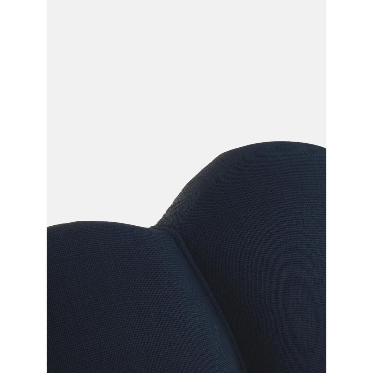 Manette Bed, Double, Linen Dark Navy – image 5