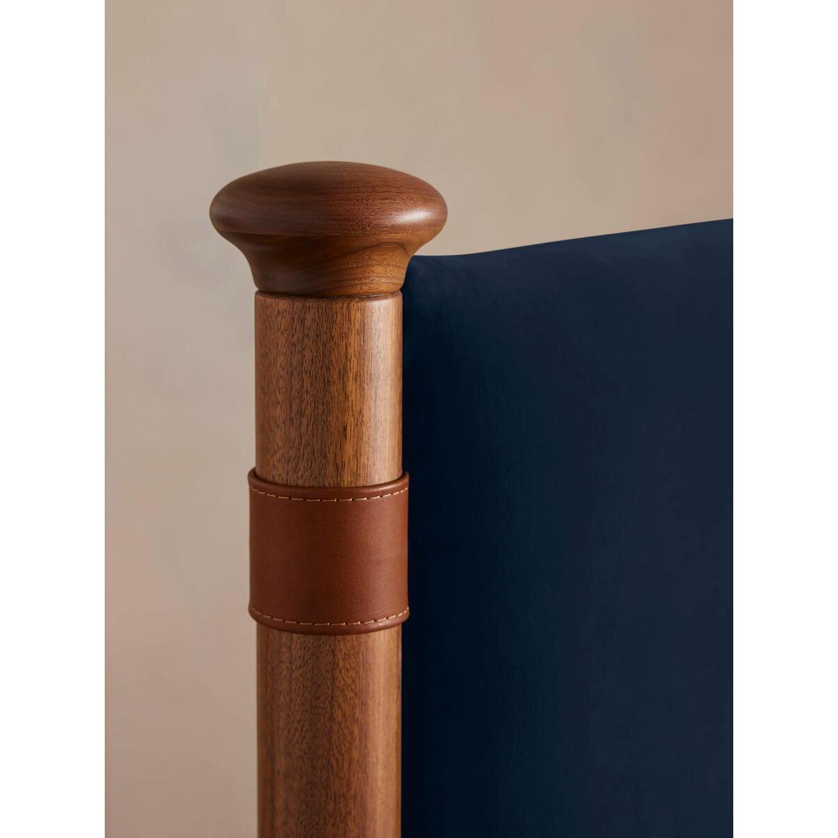 Paolo Bed, Double, Velvet, Royal Blue – image 5