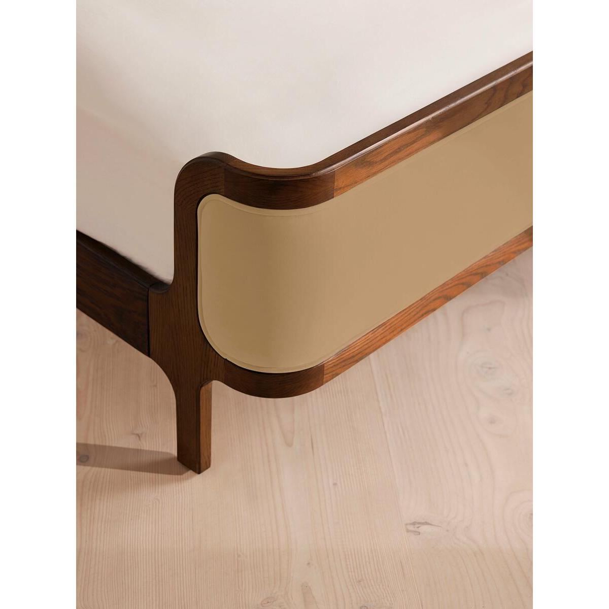 Belsa Bed, Double, Velvet, Camel – image 6