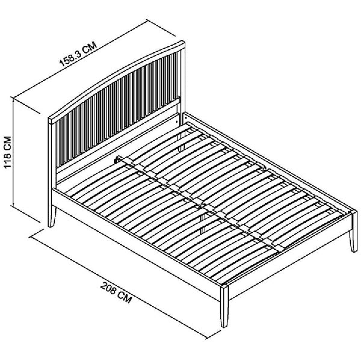 Bentley Ashby Slatted Bedstead Soft Grey Bed / Double – image 6