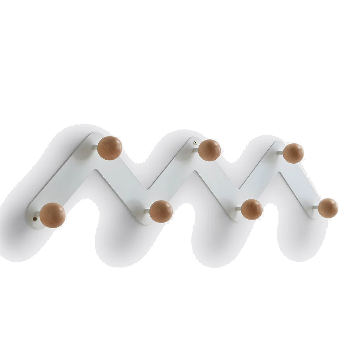 Agma 7 Hook Wall Coat Rack – image 1