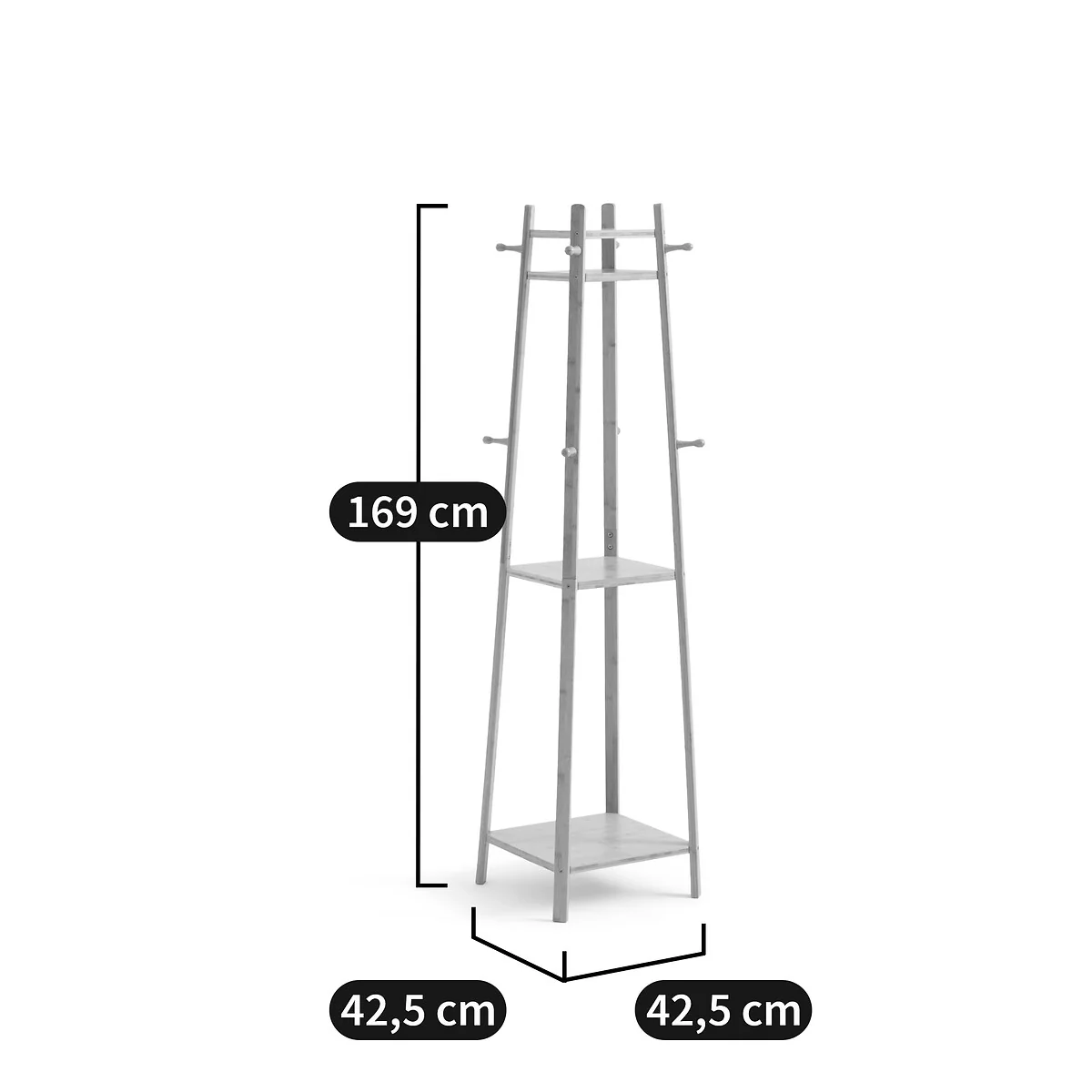 Lorna Bamboo Coat Rack – image 6