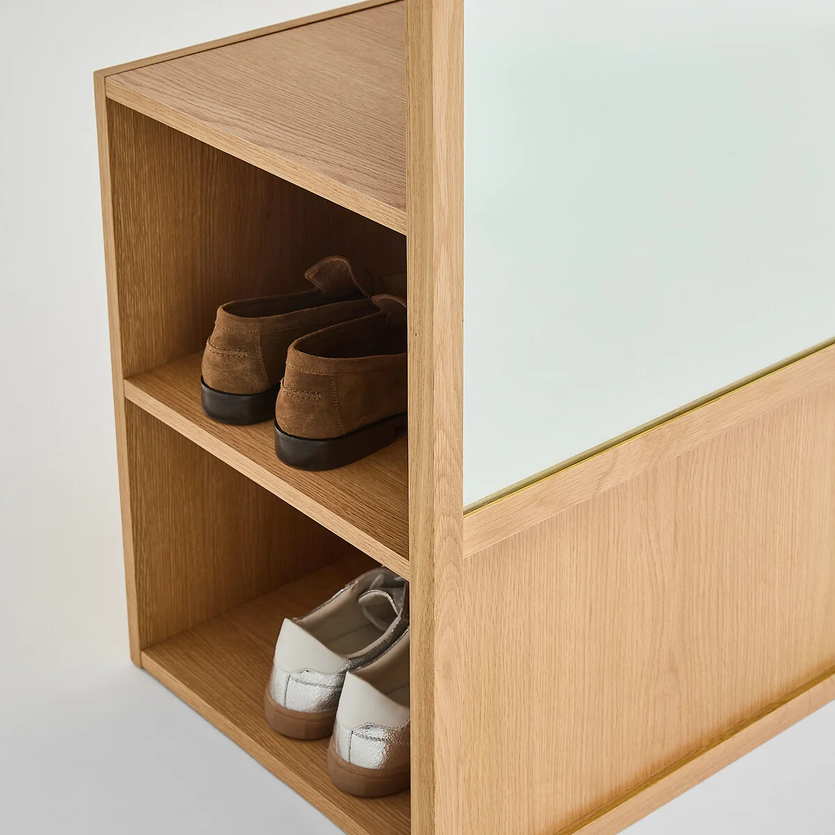 Senssia Reversible Hallway Coat Rack with Mirror – image 6