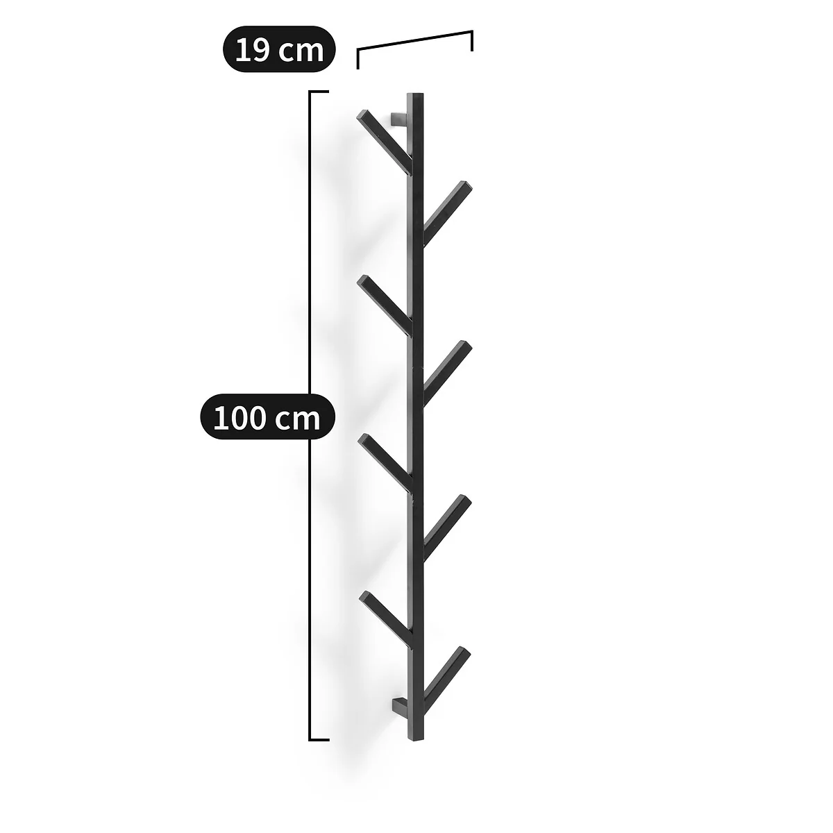Anela Metal Wall Coat Rack – image 3