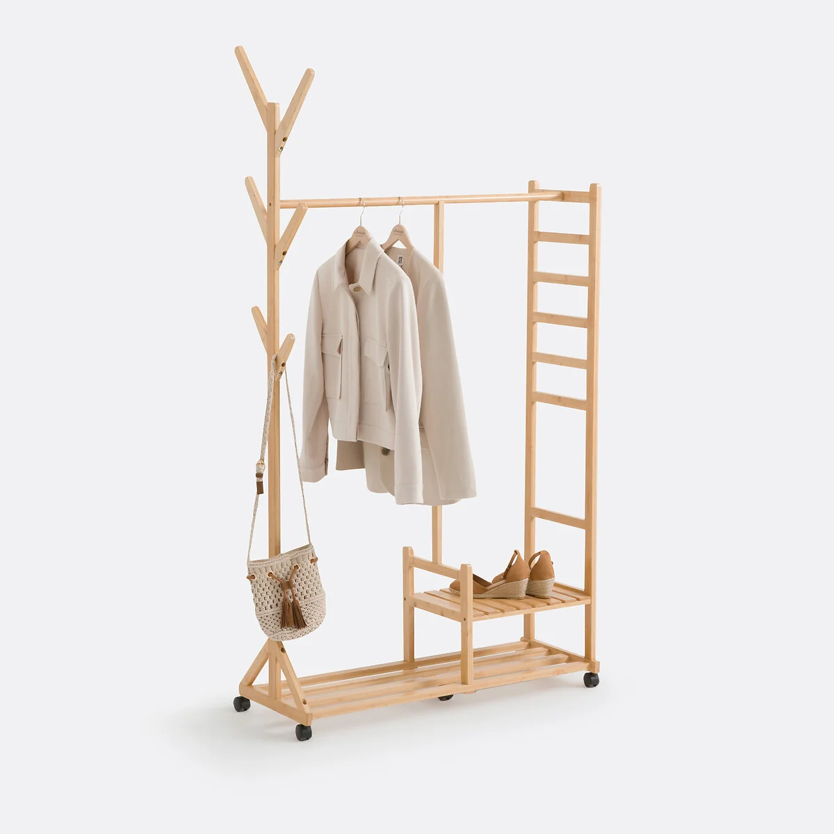 Boni Bamboo Coat Rack Unit – image 3